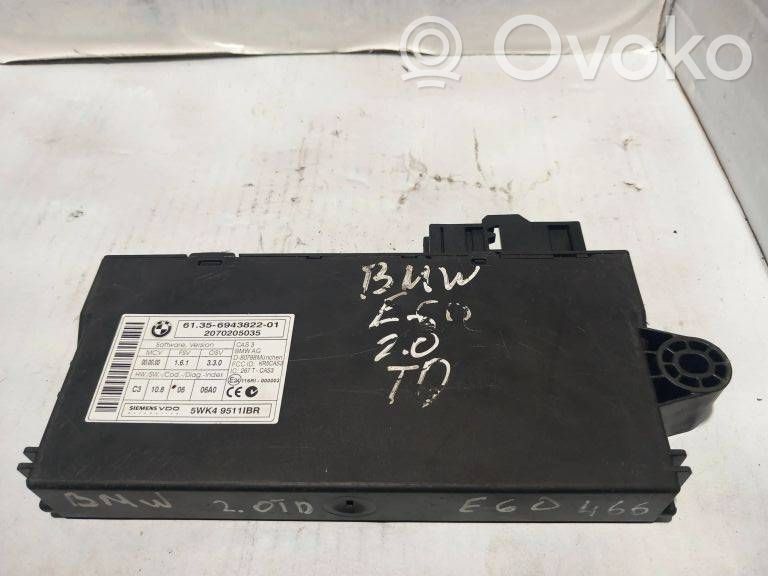BMW 5 E60 E61 CAS-ohjainlaite/moduuli 
