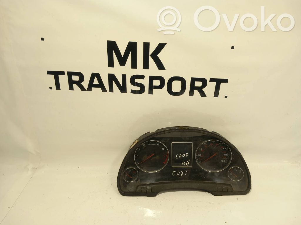 Audi A4 S4 B6 8E 8H Vitezometru (grup de instrumente) 