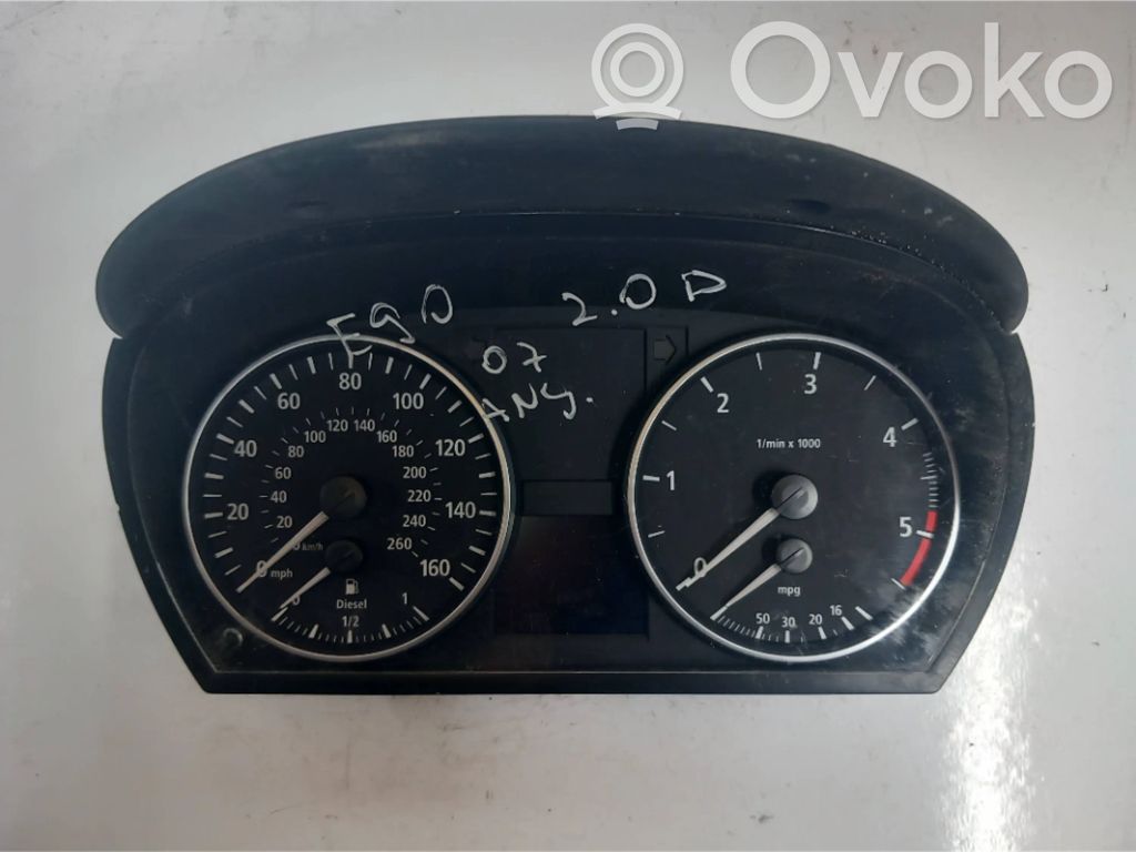 BMW 3 E90 E91 Speedometer (instrument cluster) 