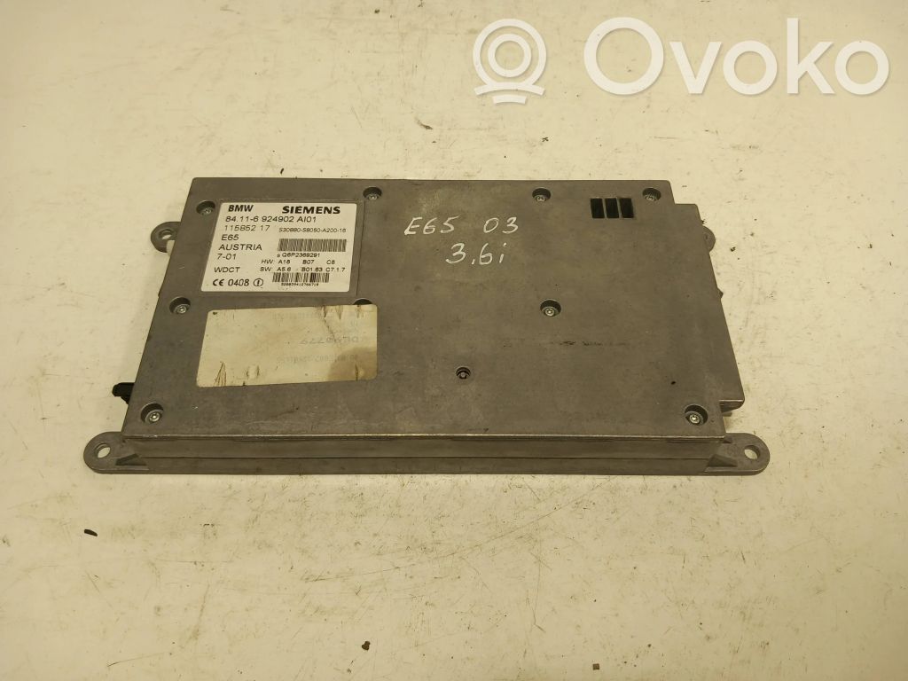 BMW 7 E65 E66 Unidad de control/módulo del teléfono 