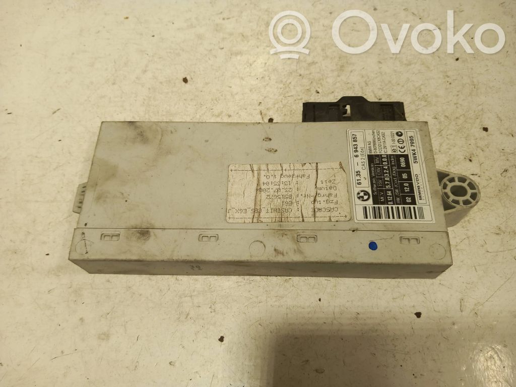 BMW 5 E60 E61 CAS valdymo blokas/ modulis 