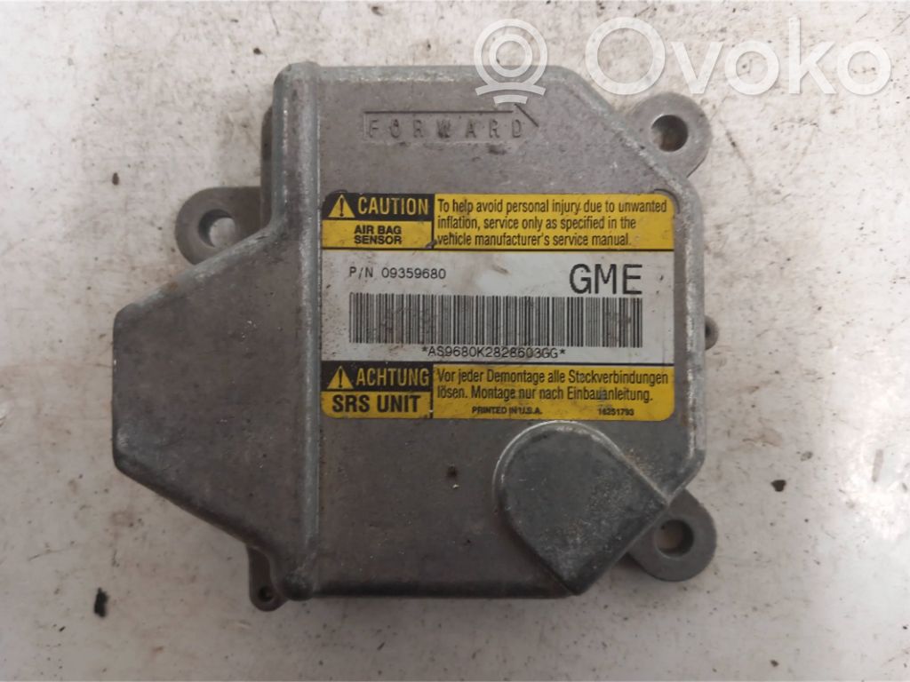 Opel Sintra Unidad de control/módulo del Airbag 