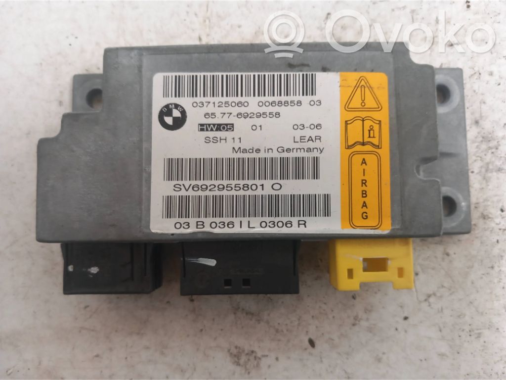 BMW 7 E65 E66 Module de contrôle airbag 