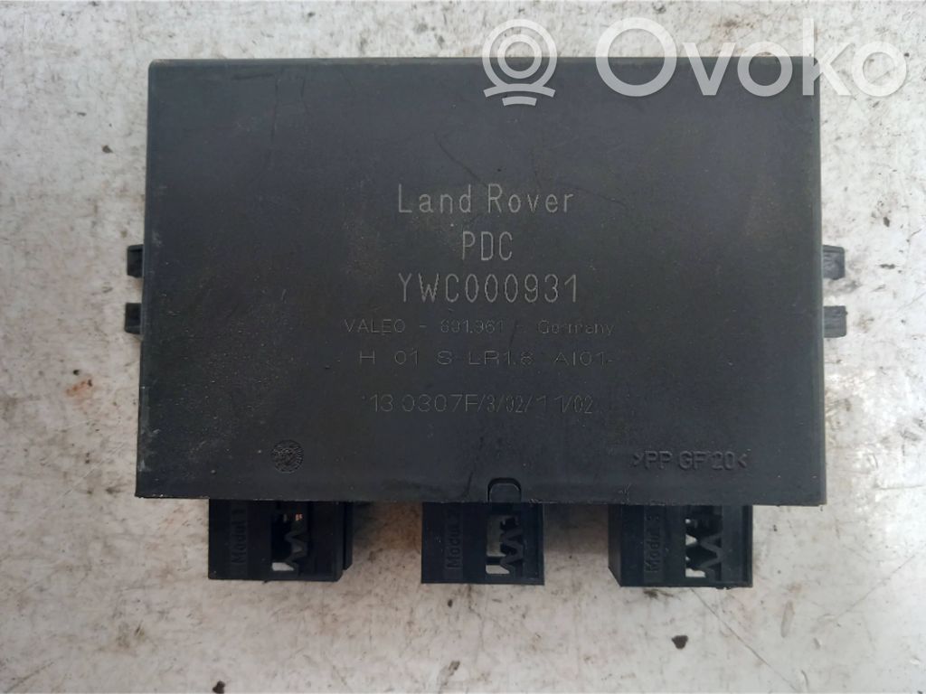 Land Rover Range Rover L322 Pysäköintitutkan (PCD) ohjainlaite/moduuli 