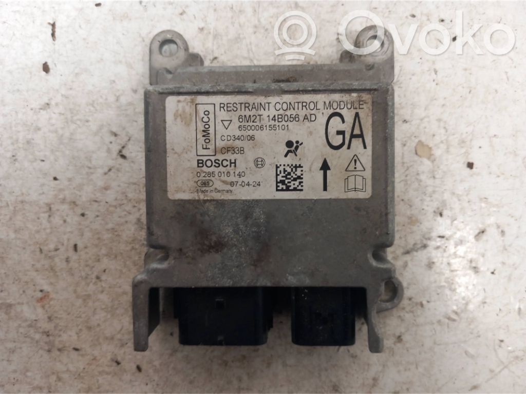 Airbag control unit/module   6M2T14B056AD,0285010140