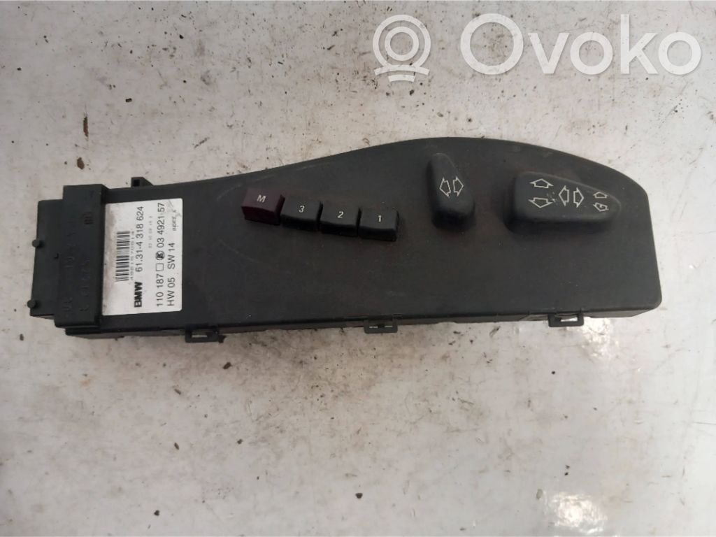 BMW 7 E65 E66 Interruptor de control del asiento 