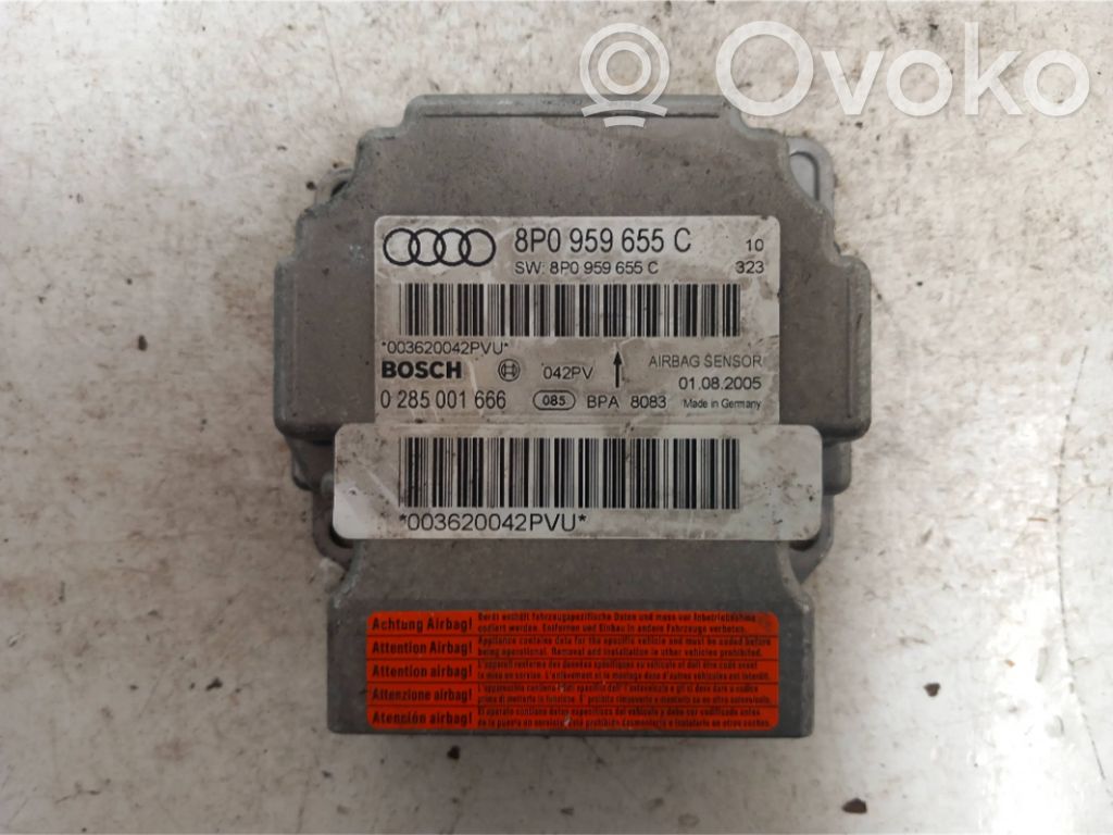 Audi A3 S3 8P Airbag control unit/module 