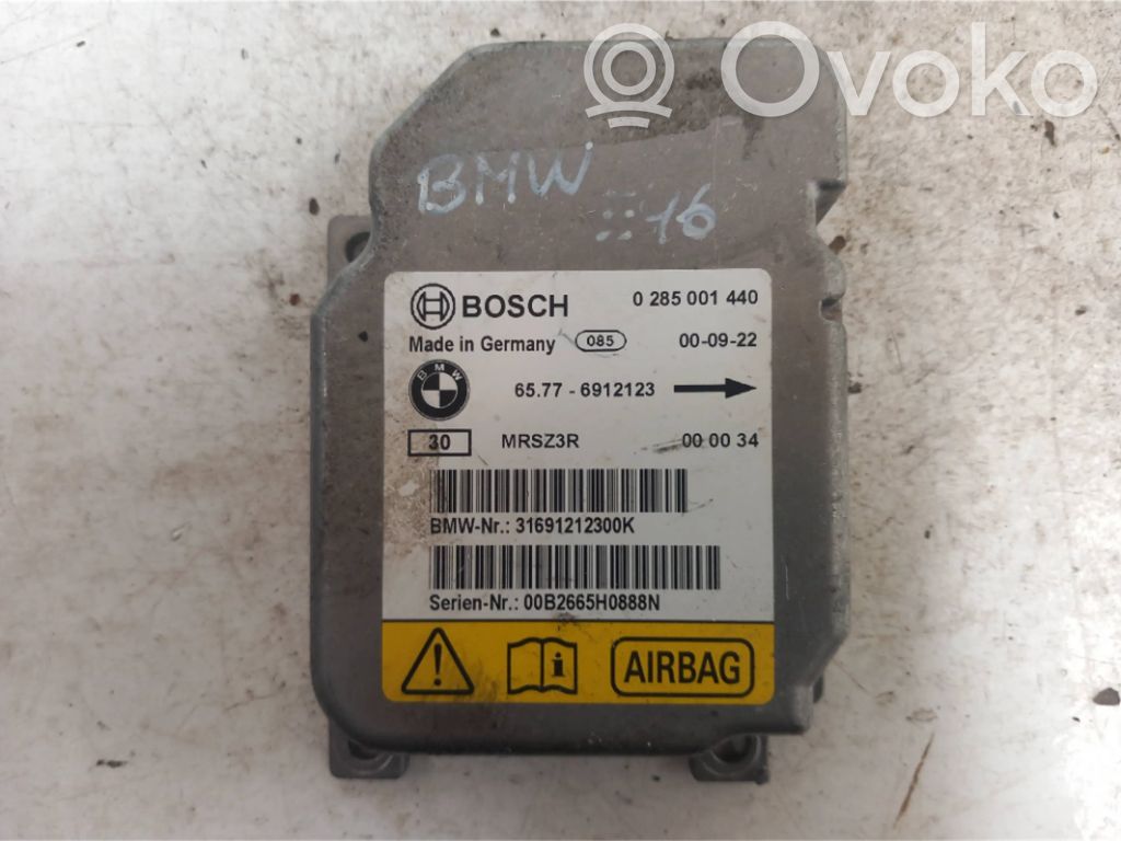 BMW 3 E46 Airbag control unit/module 