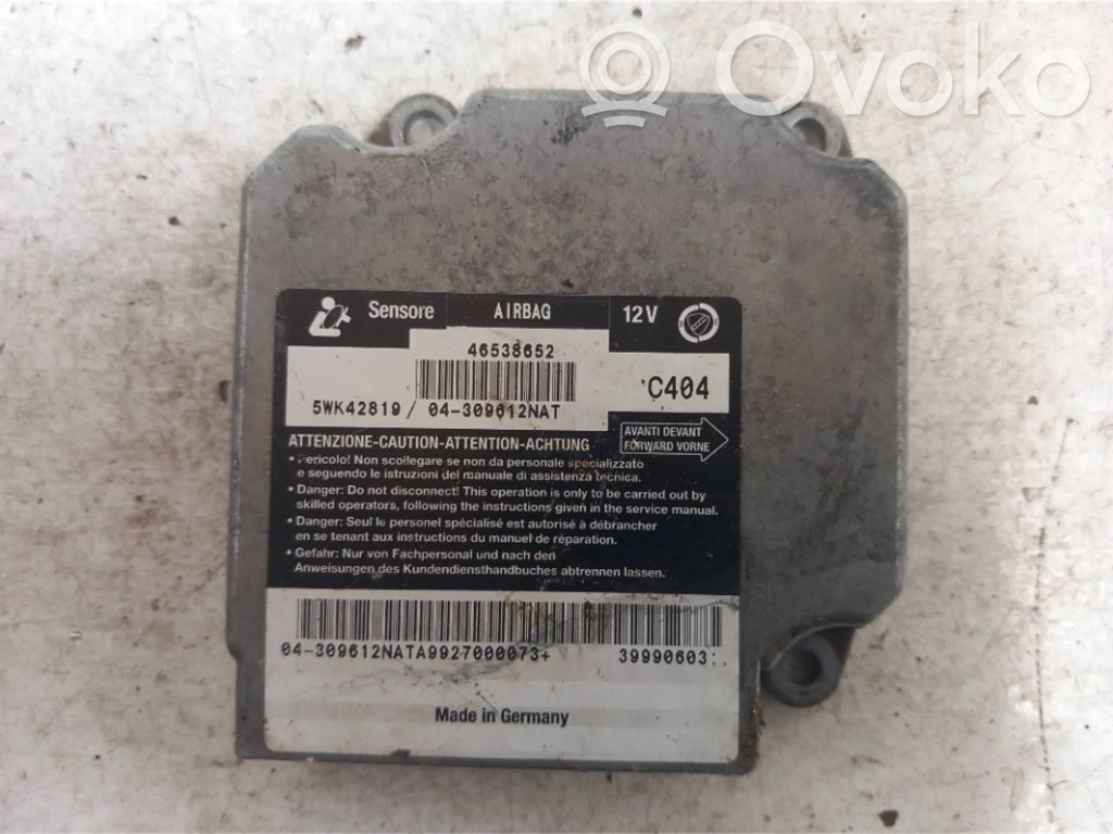 Fiat Marea Airbag control unit/module 