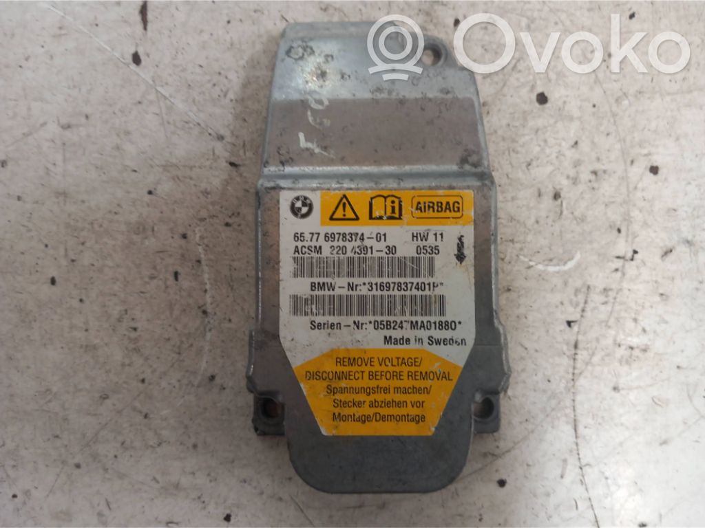 BMW 5 E60 E61 Airbag control unit/module 