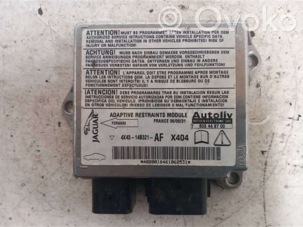 Jaguar X-Type Airbag control unit/module 