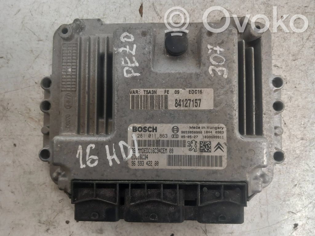 Sterownik / Moduł ECU   9653958980,84127157,9659342280,0281011863