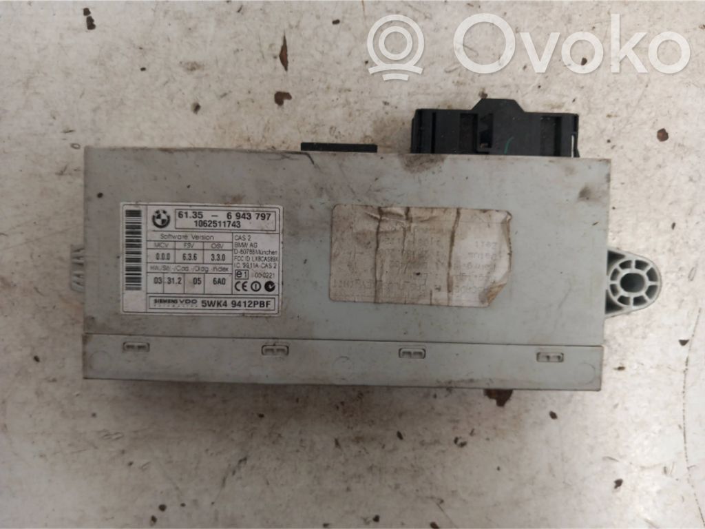 BMW 5 E60 E61 CAS-ohjainlaite/moduuli 
