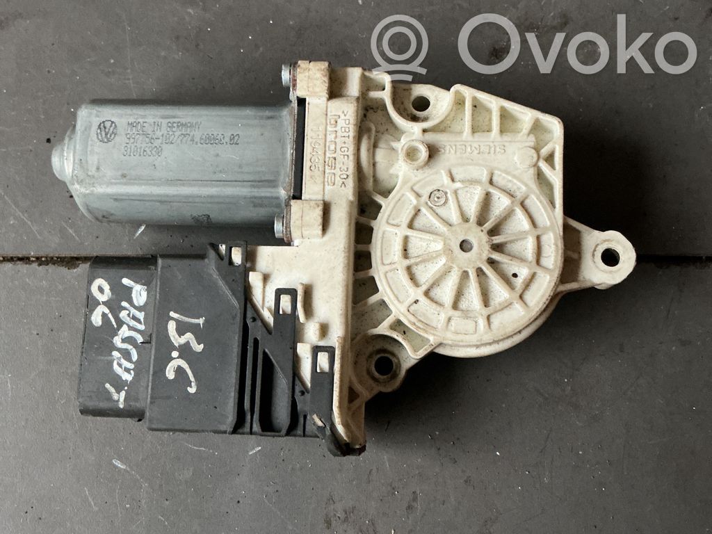 Volkswagen PASSAT B6 Silniczek podnoszenia szyby drzwi tylnych 