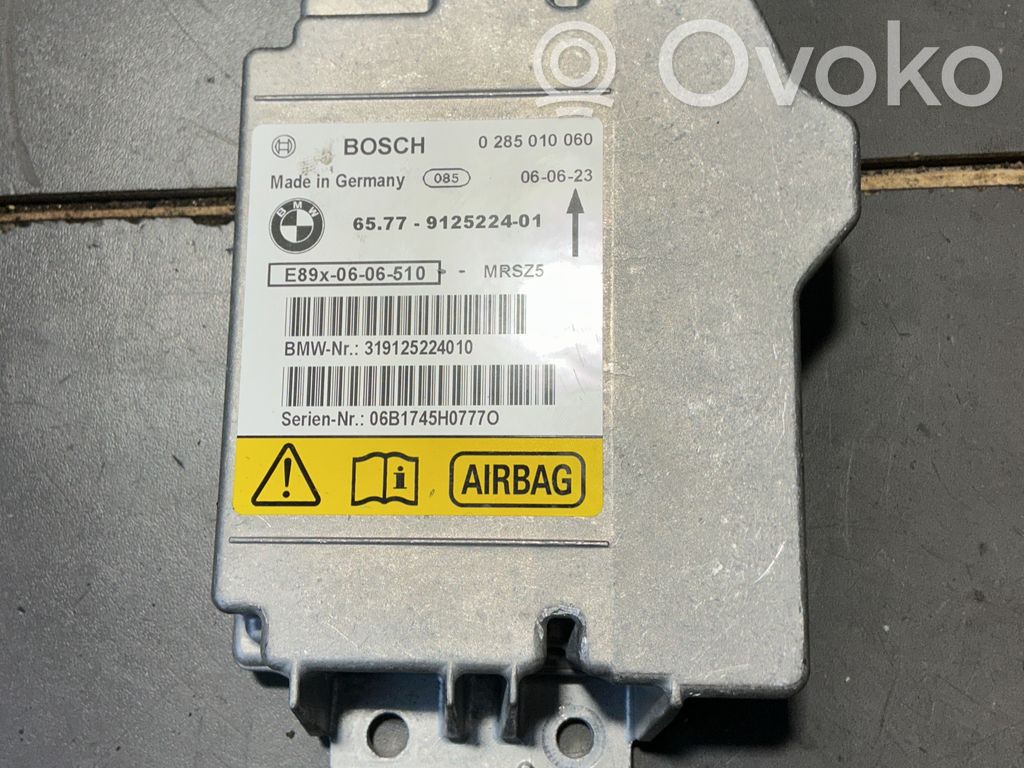 Airbag control unit/module   9125224,0285010060,319125224010,06B1745H07770