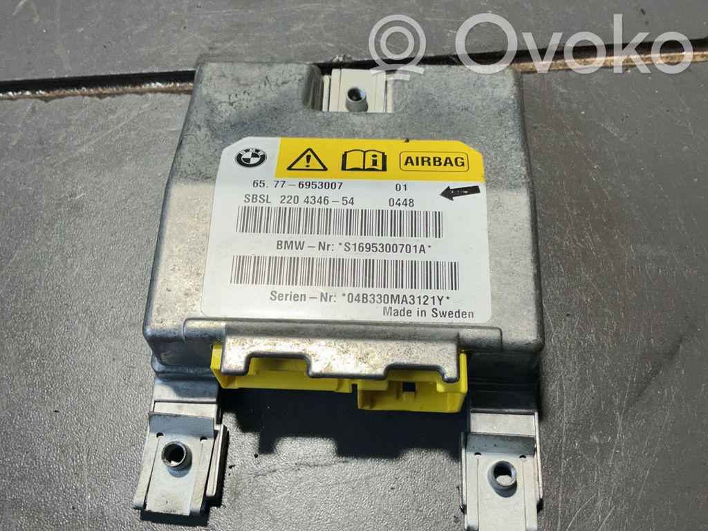 Unidad de control/módulo del Airbag   6953007,220434654,S1695300701A,04B330MA3121Y