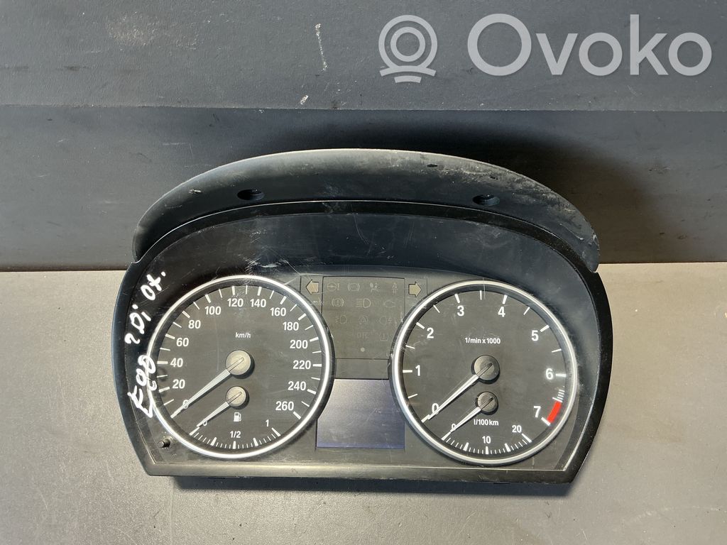 BMW 3 E90 E91 Speedometer (instrument cluster) 