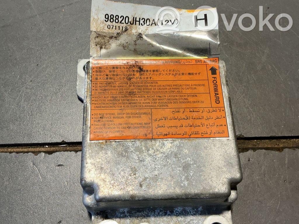 Sterownik / Moduł Airbag   98820JH30A,071118