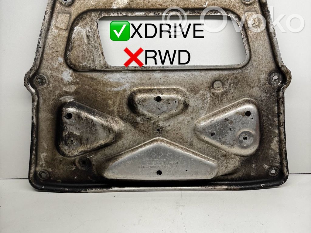 BMW 5 E60 E61 Variklio dugno apsauga 