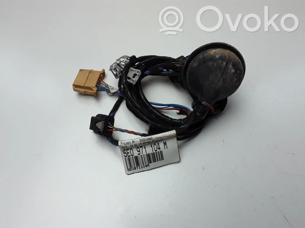 Skoda Octavia Mk3 (5E) Cableado del sensor de aparcamiento (PDC) 