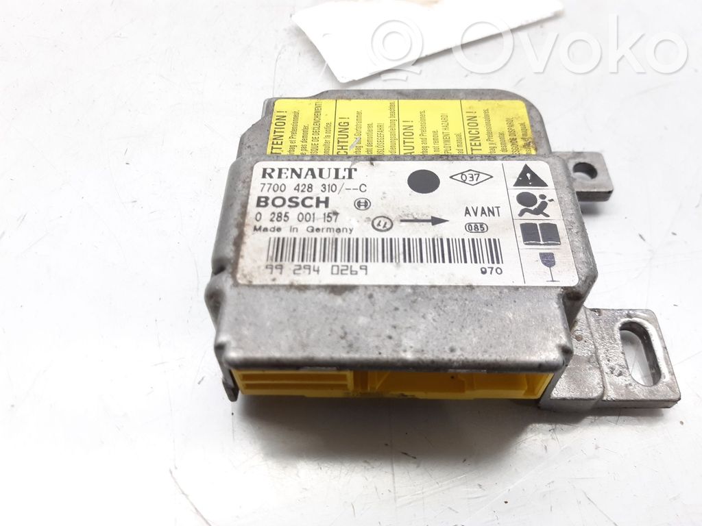 Renault Clio II Turvatyynyn ohjainlaite/moduuli 