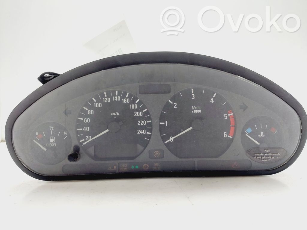 BMW 3 E36 Spidometrs (instrumentu panelī) 