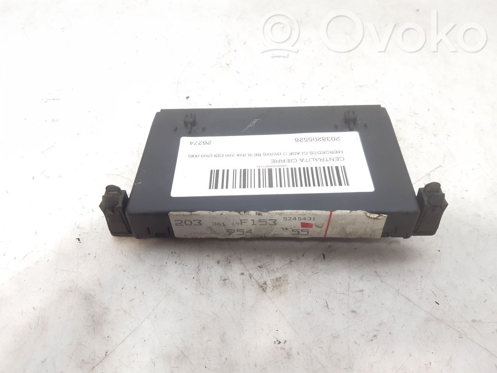 Mercedes-Benz C W203 Unité de commande / module de verrouillage centralisé porte