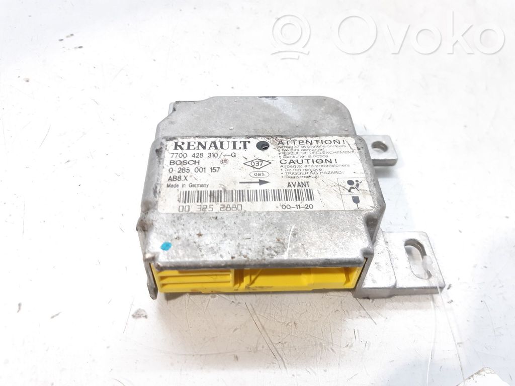 Renault Clio II Turvatyynyn ohjainlaite/moduuli 