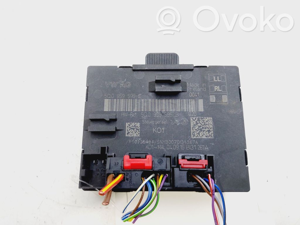 Unité de commande / module de verrouillage centralisé porte   5Q0959595E