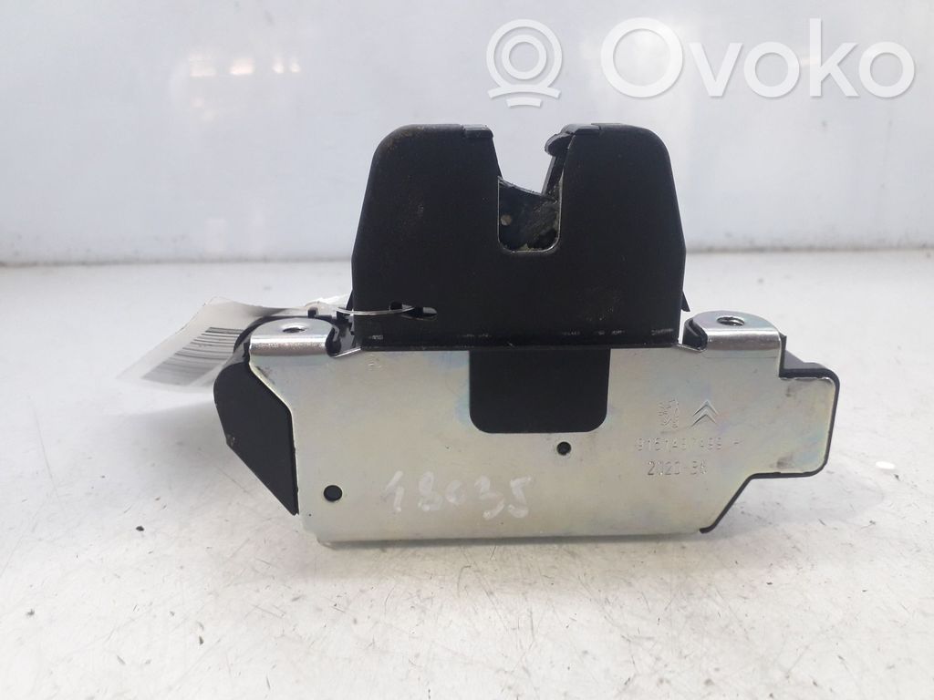 Peugeot 208 II Blocco/chiusura/serratura del portellone posteriore/bagagliaio