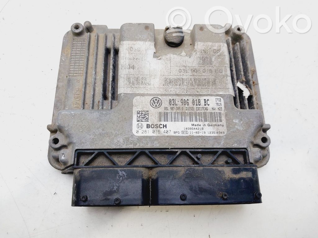 Volkswagen Scirocco Engine control unit/module 