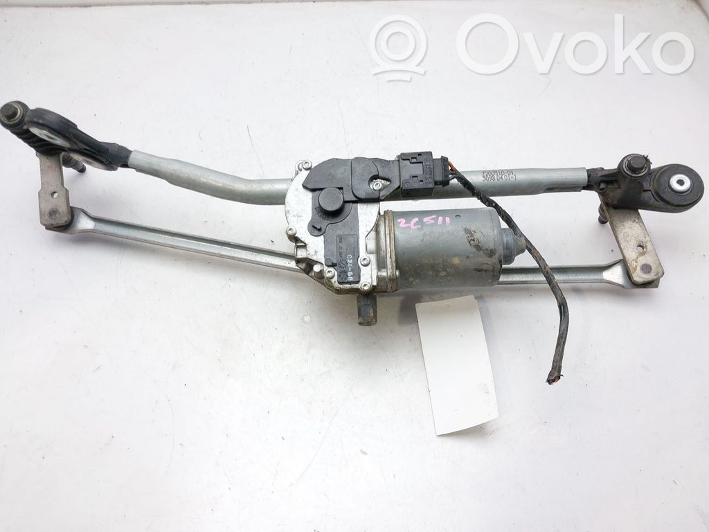BMW X6 E71 Motor y varillaje del limpiaparabrisas delantero 