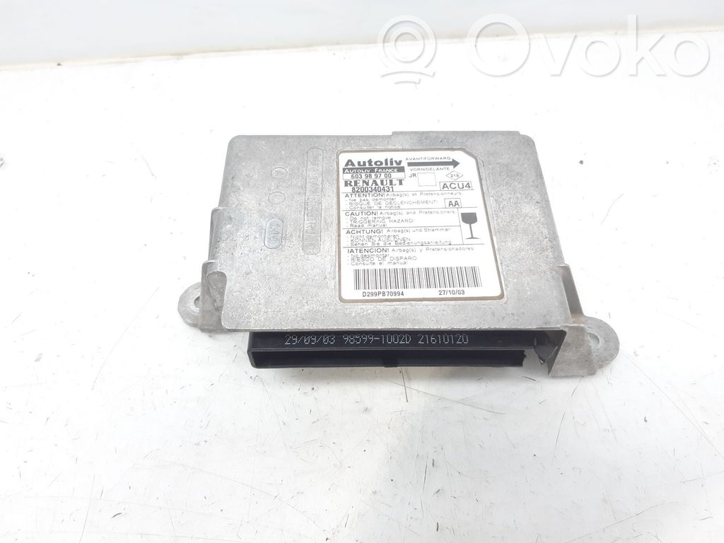 Renault Scenic II -  Grand scenic II Unitate/modul de comandă airbaguri 