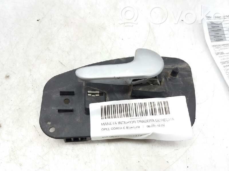 Opel Corsa C Manecilla interna puerta trasera 