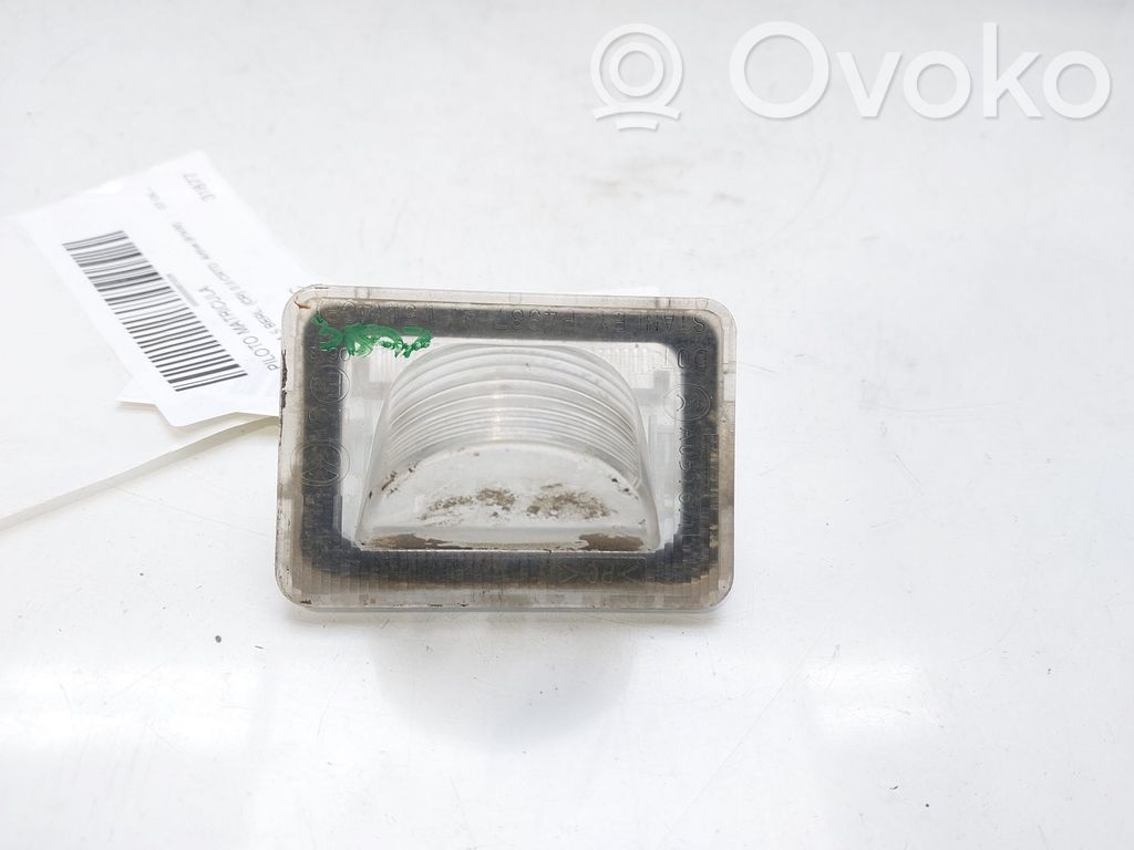 Mazda 5 Number plate light 