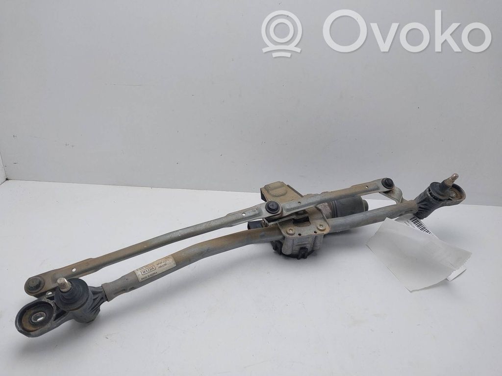 Mazda 3 I Motor y varillaje del limpiaparabrisas delantero 