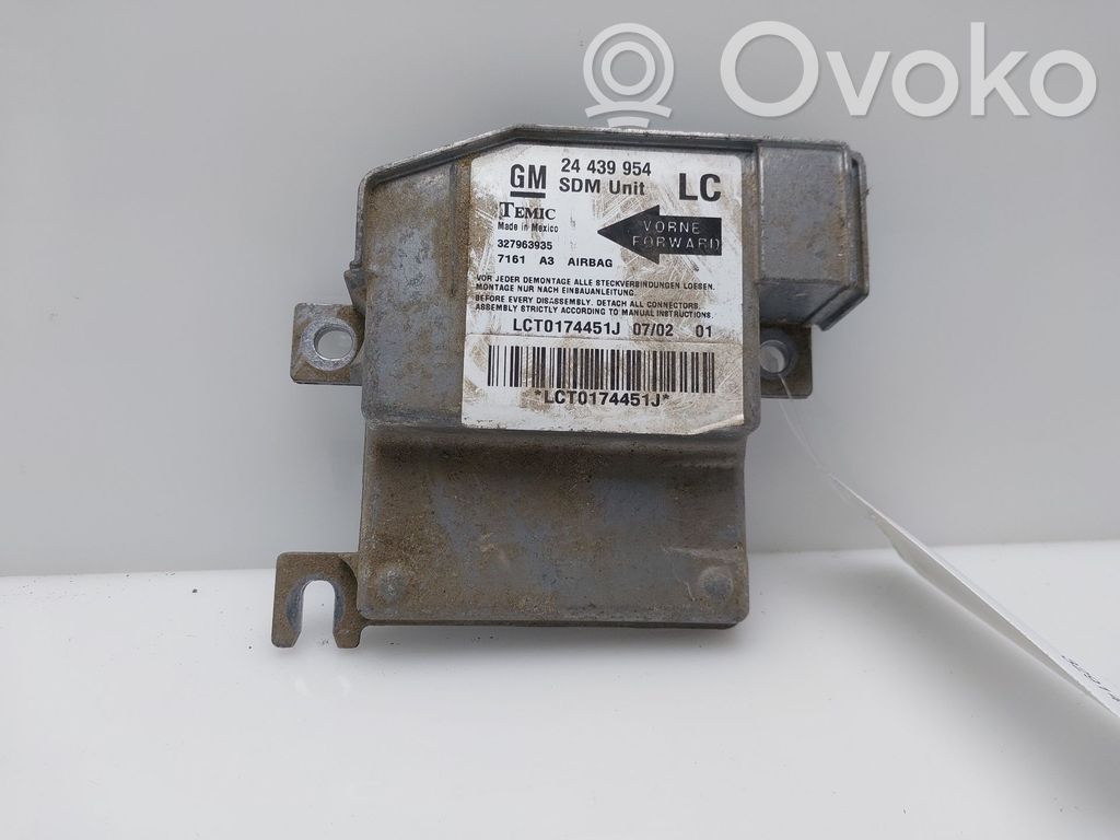 Opel Corsa C Centralina/modulo airbag