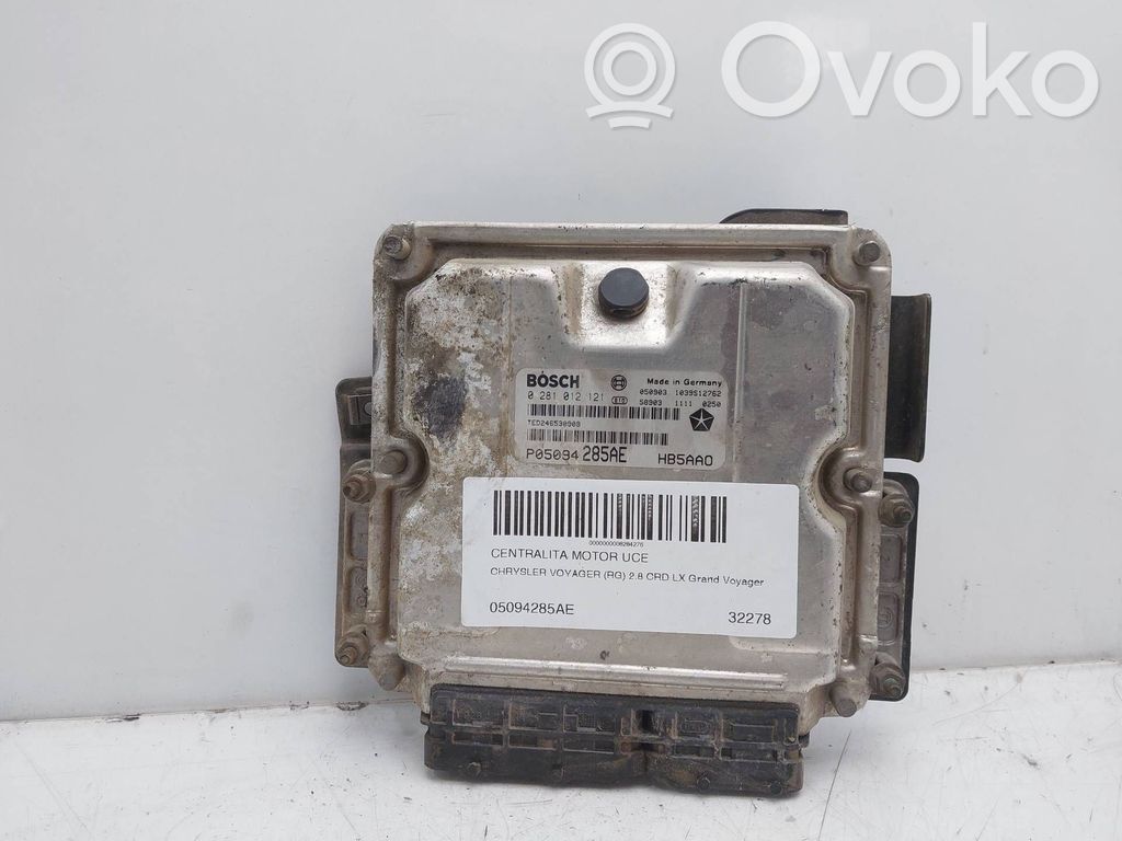 Engine control unit/module   05094285AE