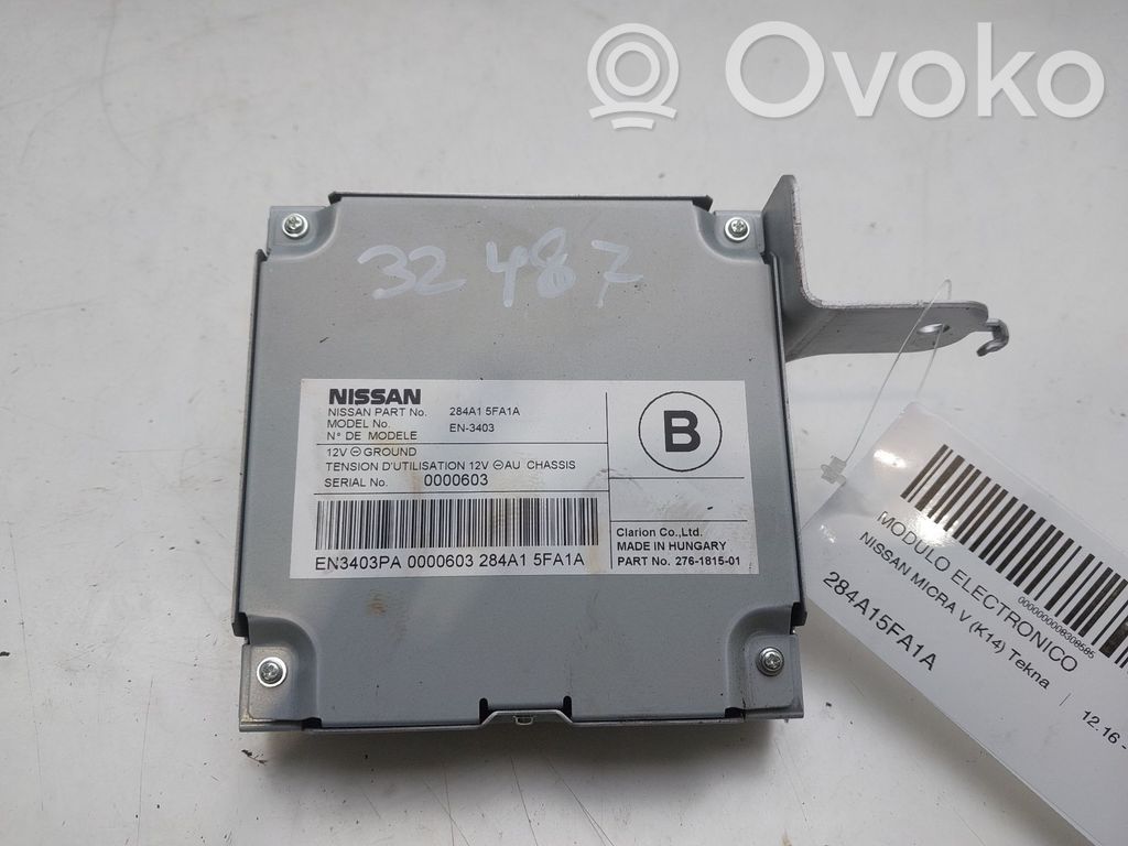 Nissan Micra K14 Alte unități/module de control 