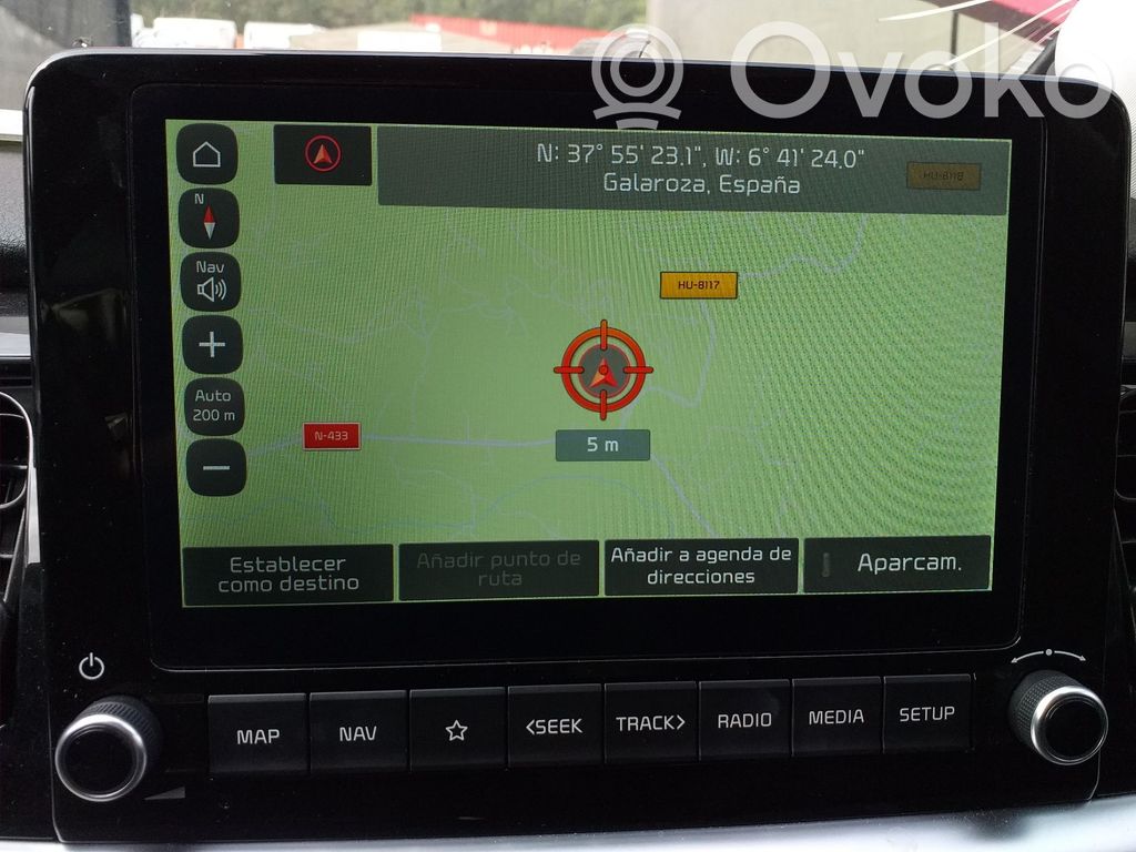 Panel / Radioodtwarzacz CD/DVD/GPS   96560H8410