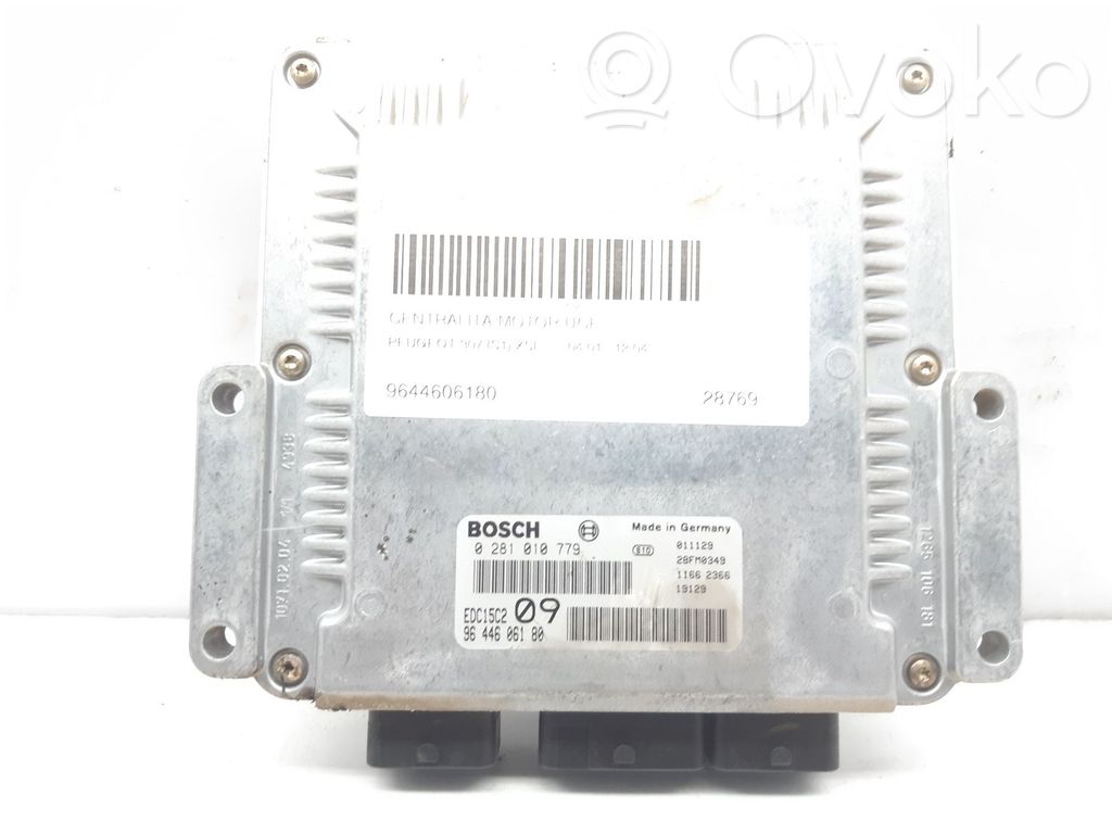 Unidad de control/módulo del motor   9644606180