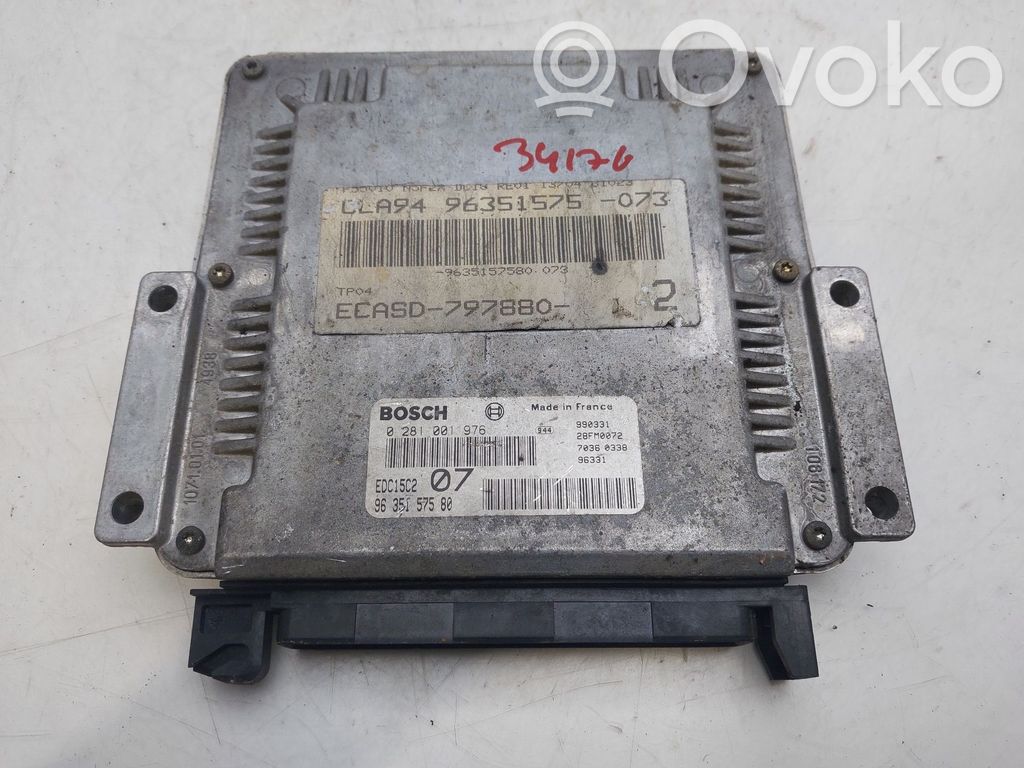 Peugeot 306 Engine control unit/module 