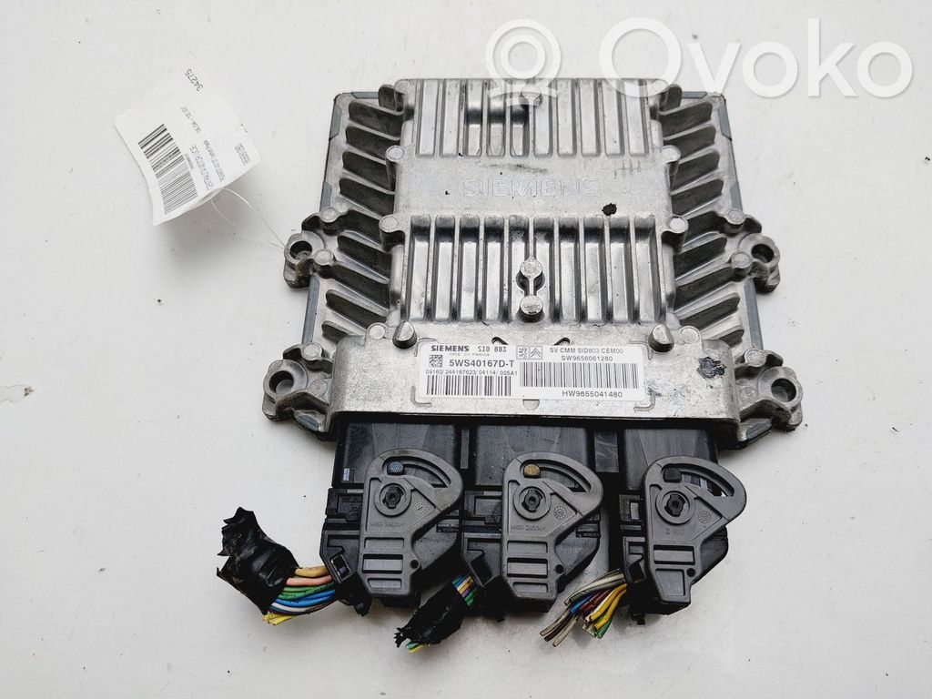 Unidad de control/módulo del motor   9656061280