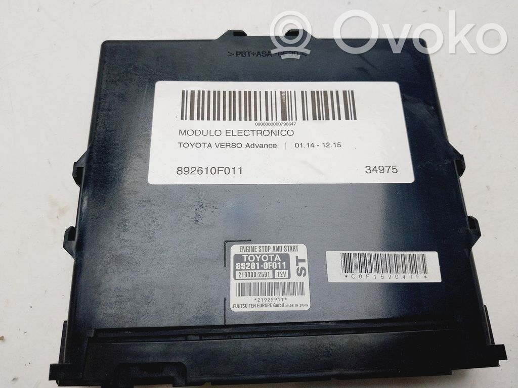 Alte unități/module de control   892610F011