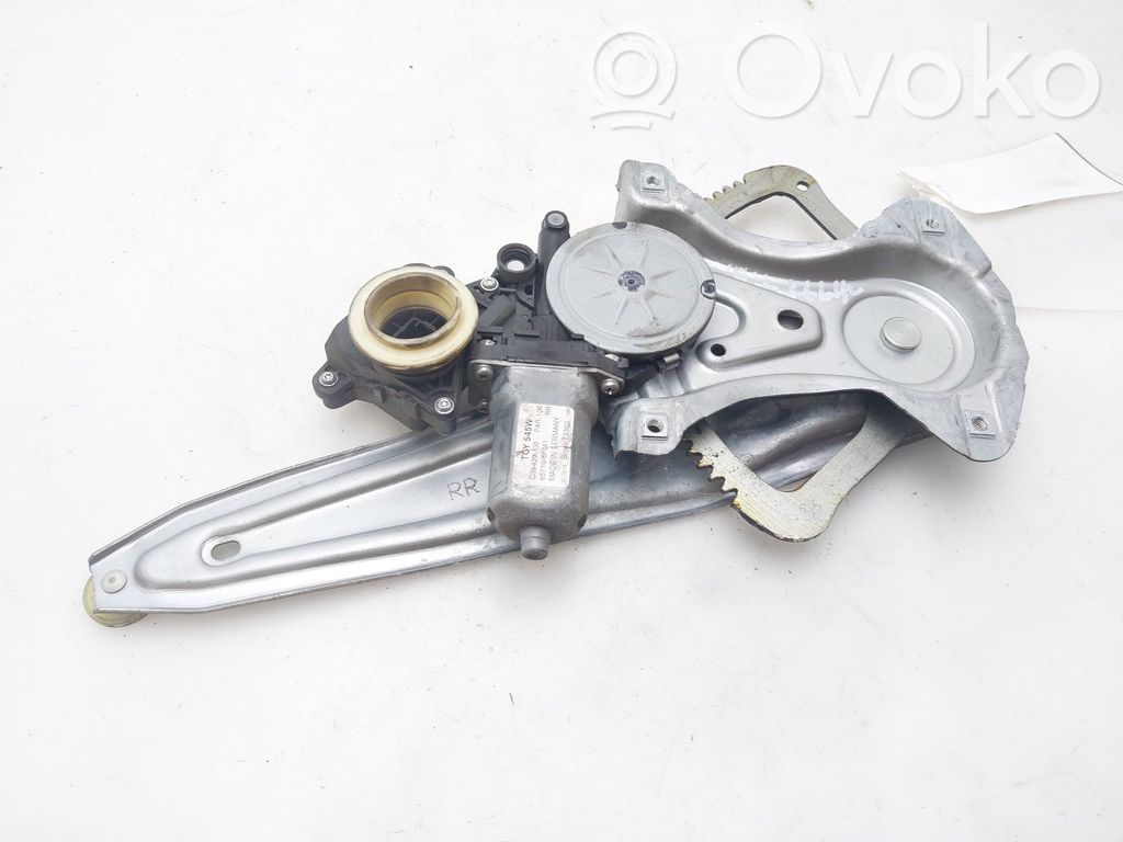 Toyota Verso Alzacristalli manuale della portiera posteriore
