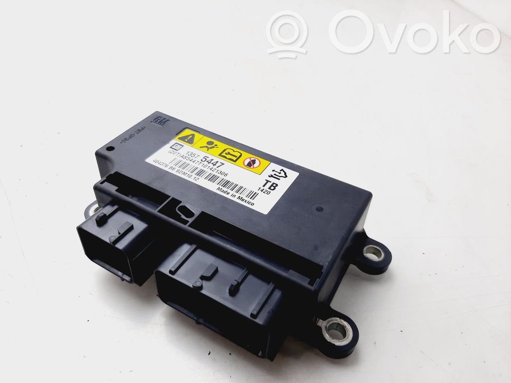 Unidad de control/módulo del Airbag   13575447
