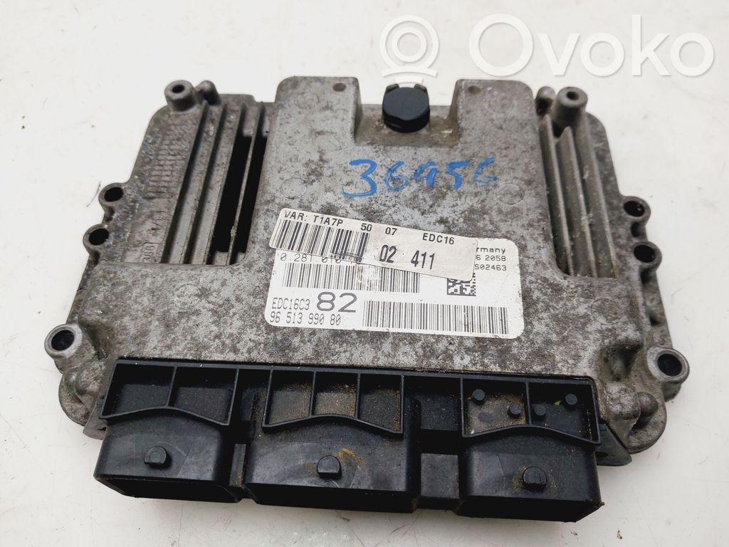 Peugeot 206 Unidad de control/módulo del motor 
