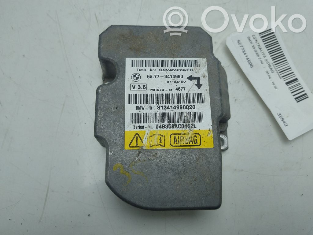 BMW X3 E83 Unitate/modul de comandă airbaguri 