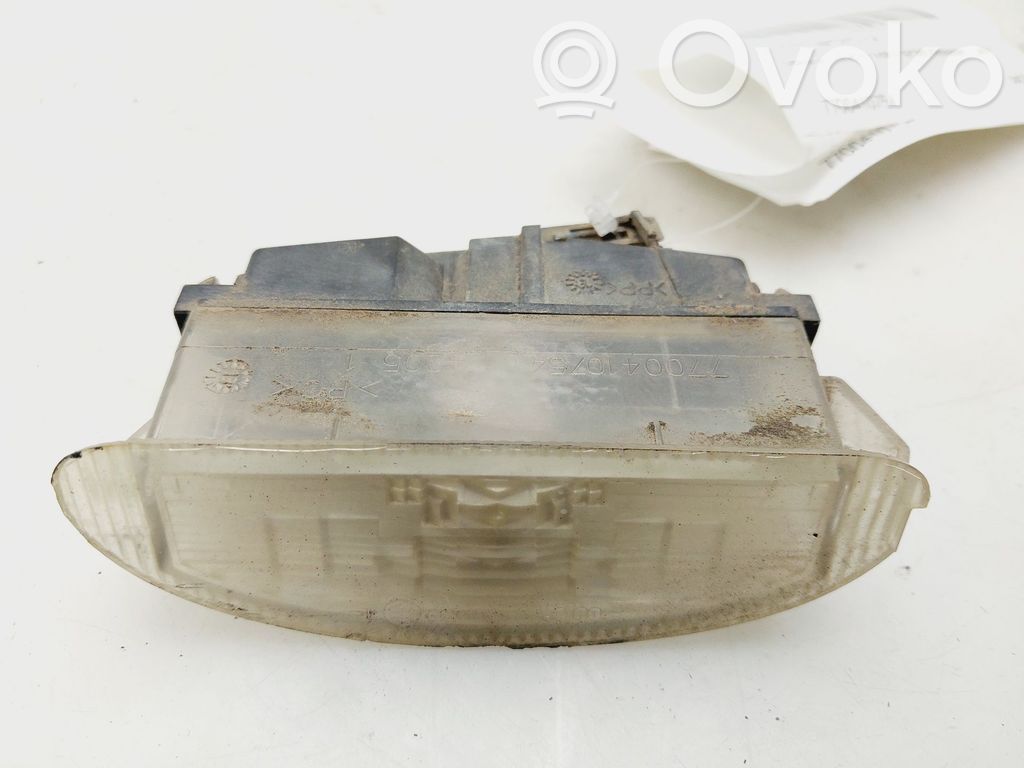 Renault Clio II Éclairage de plaque d'immatriculation 