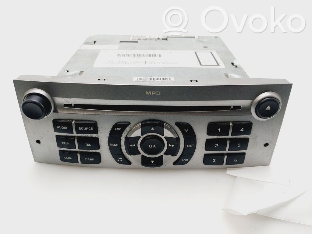 Peugeot 407 Unitate principală radio/CD/DVD/GPS 